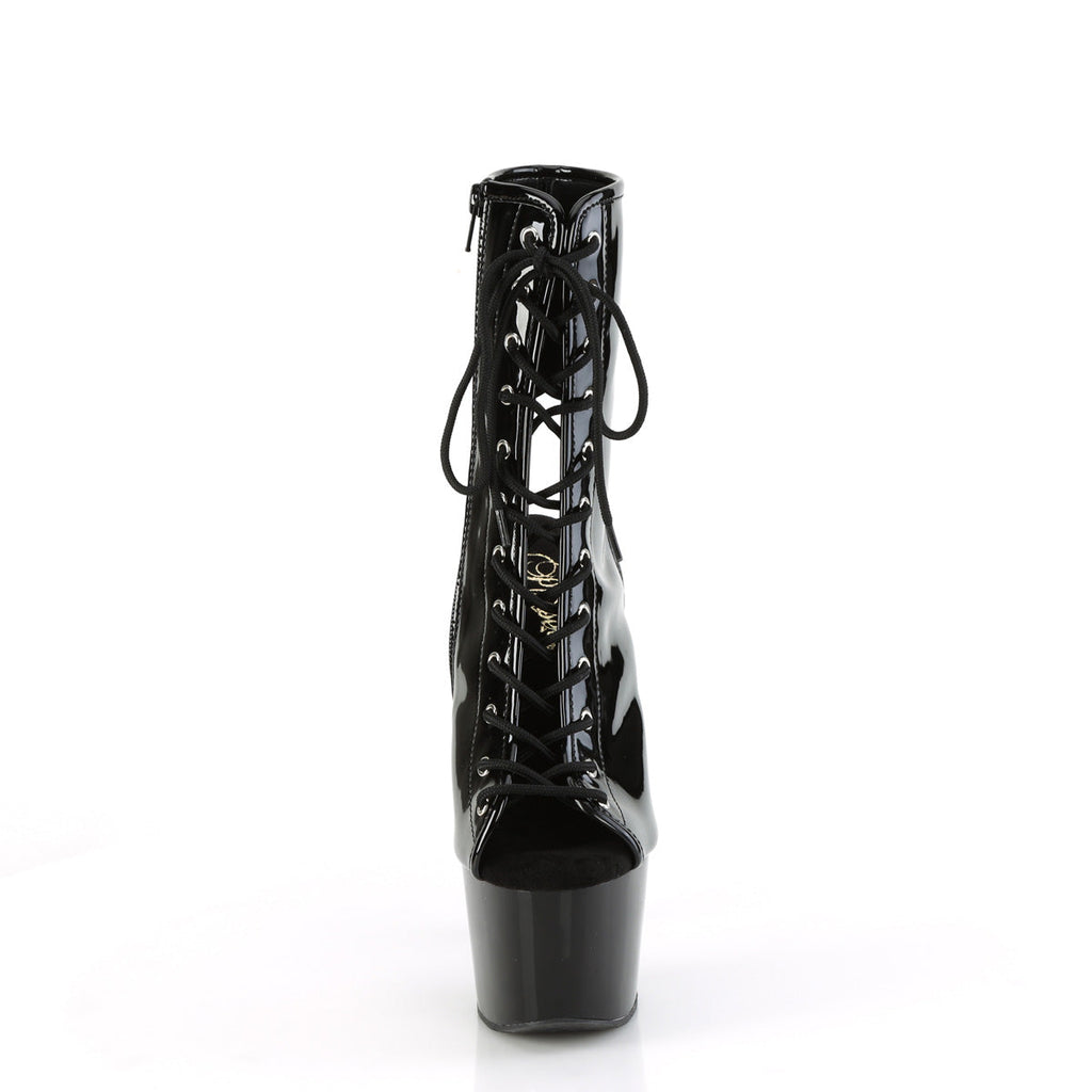 Pleaser Women's Platform Shoes ADORE-1016 Blk Pat/Blk