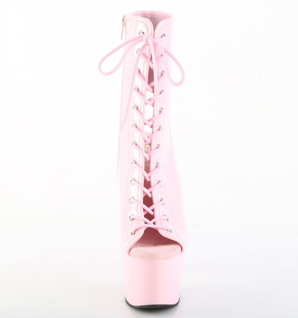 Pleaser Women's Platform Shoes ADORE-1016 B. Pink Pat/B. Pink