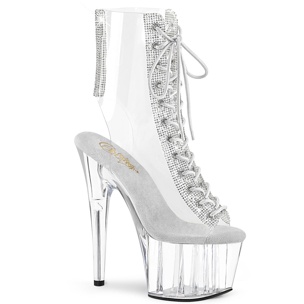 Pleaser Womens Ankle Boots ADORE-1016C-2 Clr-RS/Clr