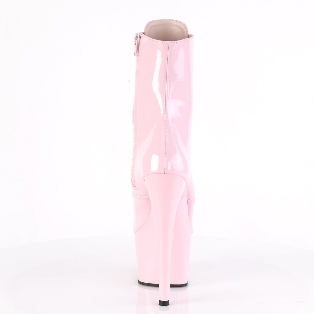 Pleaser Womens Ankle Boots ADORE-1020 B. Pink Pat/B. Pink