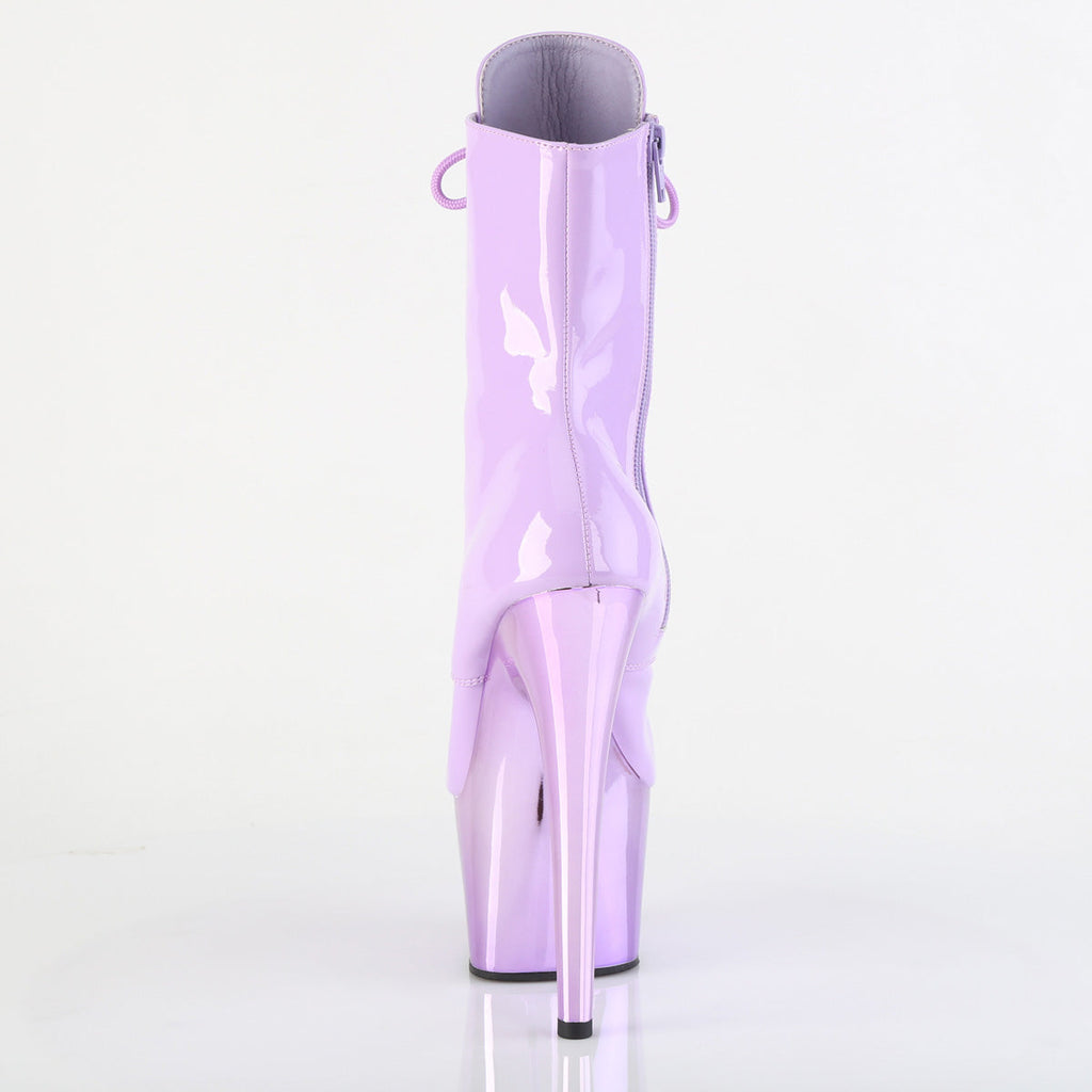 Pleaser Women's Platform Shoes ADORE-1020 Lavender Pat/Lavender Chrome