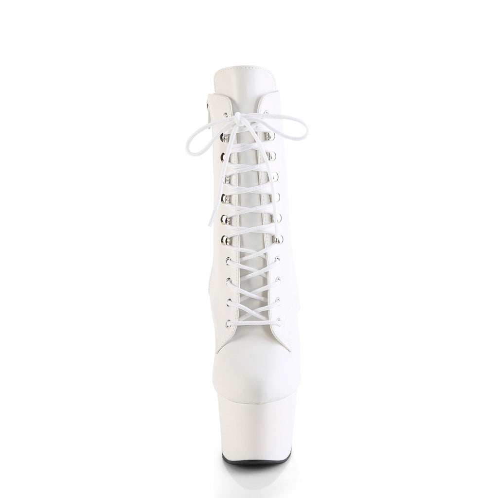 Pleaser   ADORE-1020 Wht Faux Leather/Wht Matte