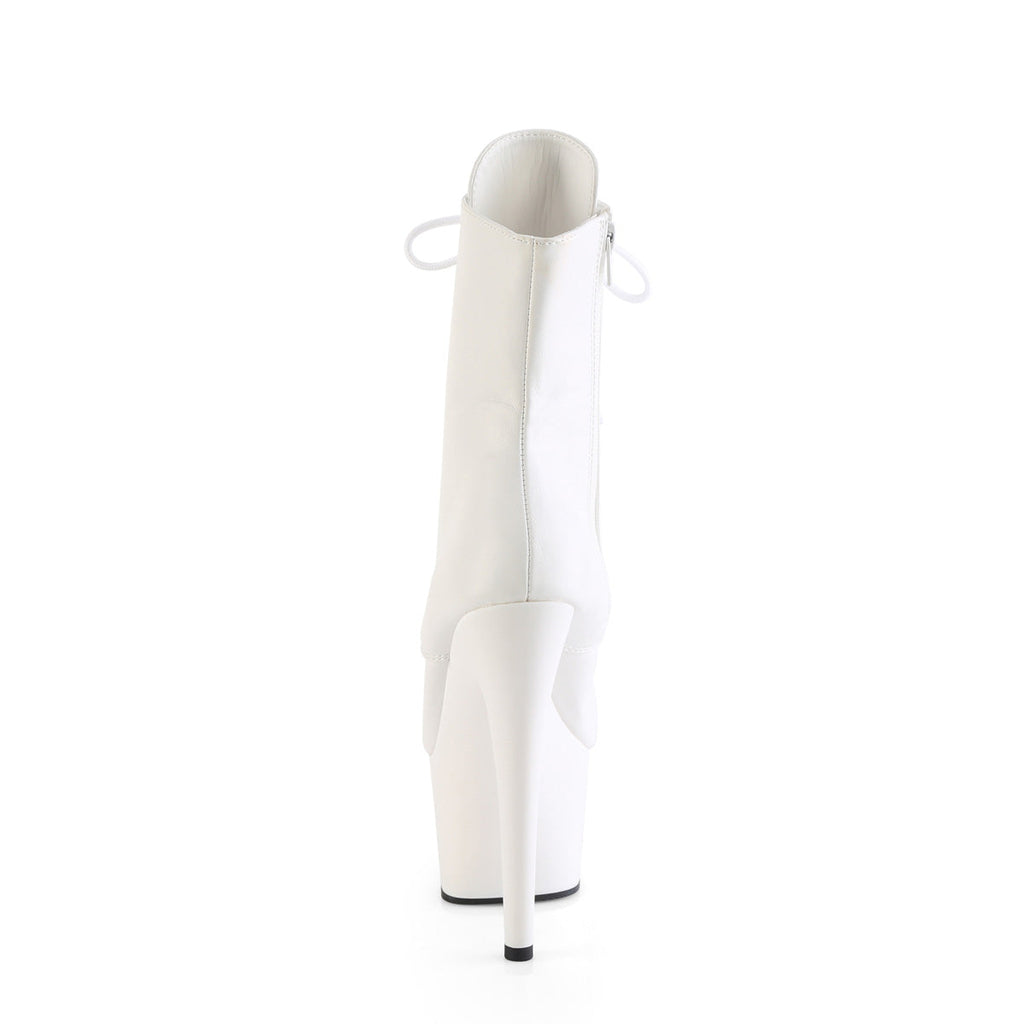 Pleaser   ADORE-1020 Wht Faux Leather/Wht Matte