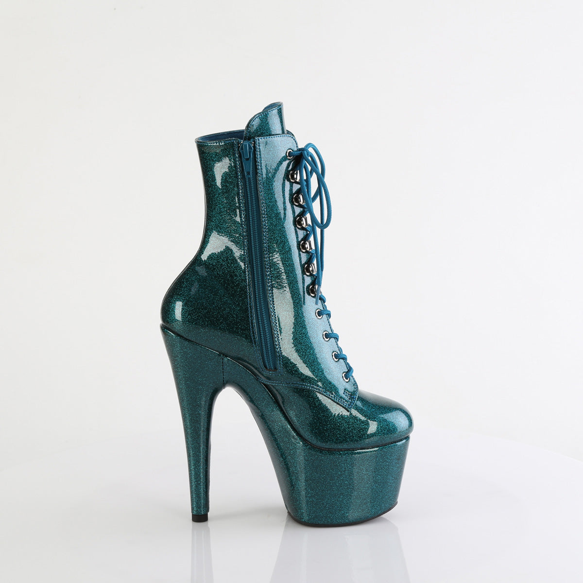 Pleaser   ADORE-1020GP Teal Glitter Pat/M