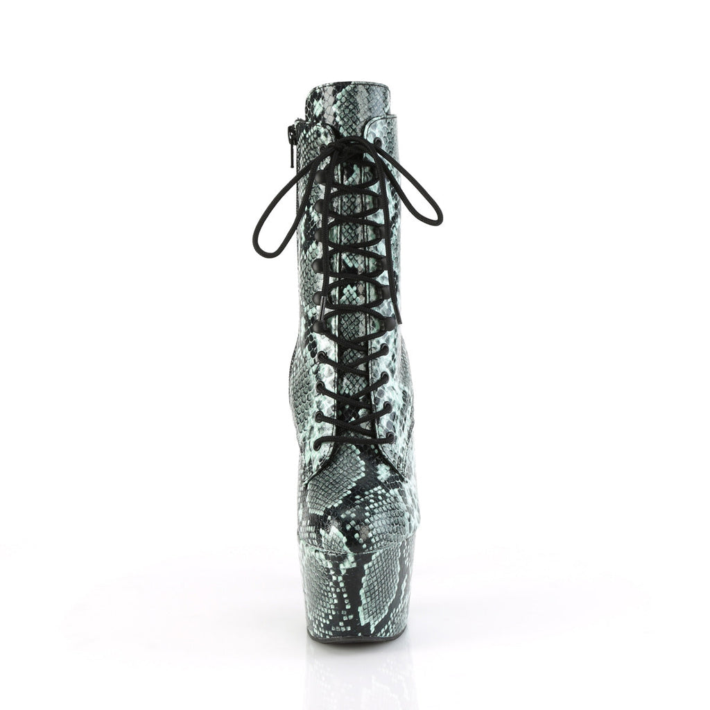 Pleaser   ADORE-1020SPWR Mint Snake Print/Mint Snake Print