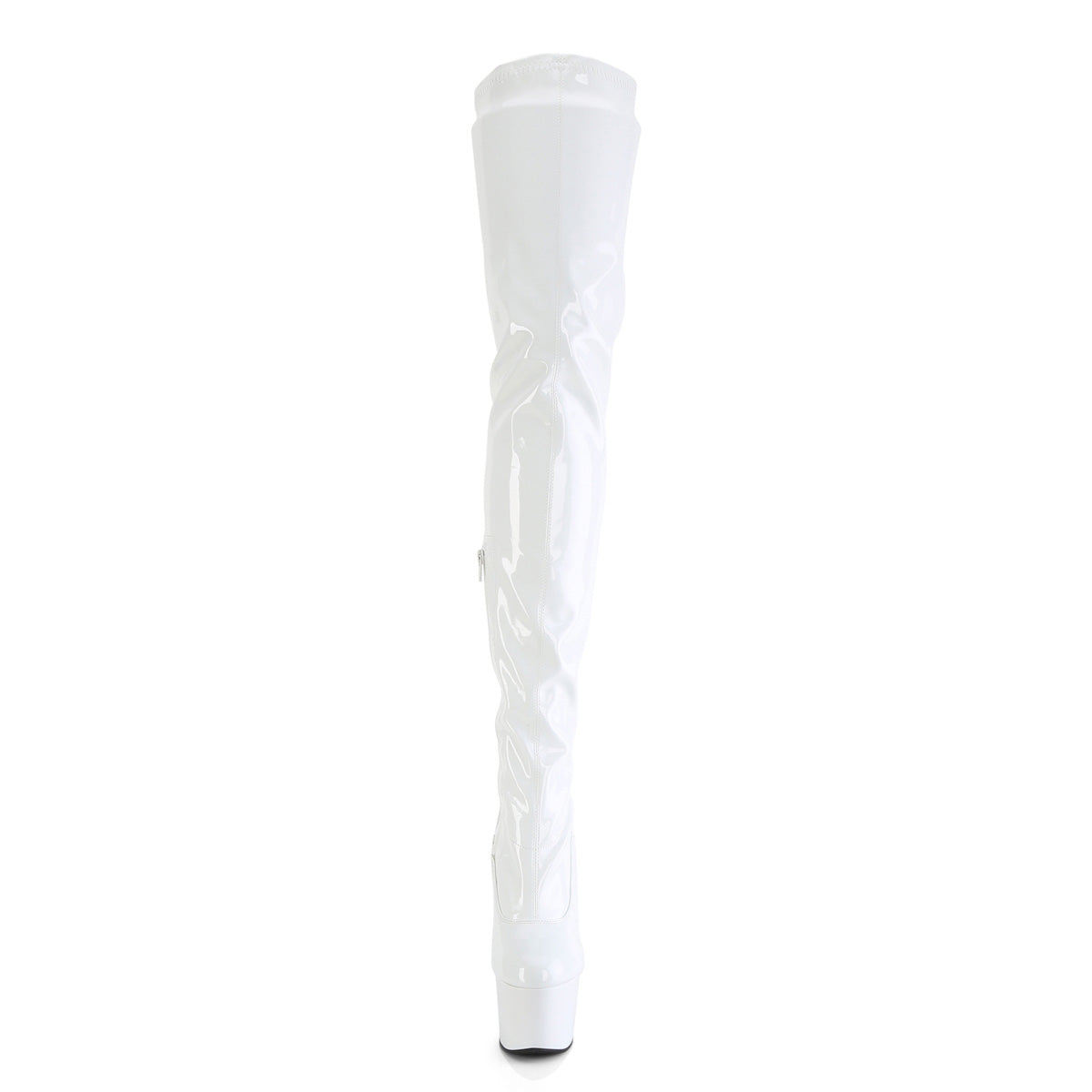Pleaser   ADORE-4000 Wht Str Pat/Wht