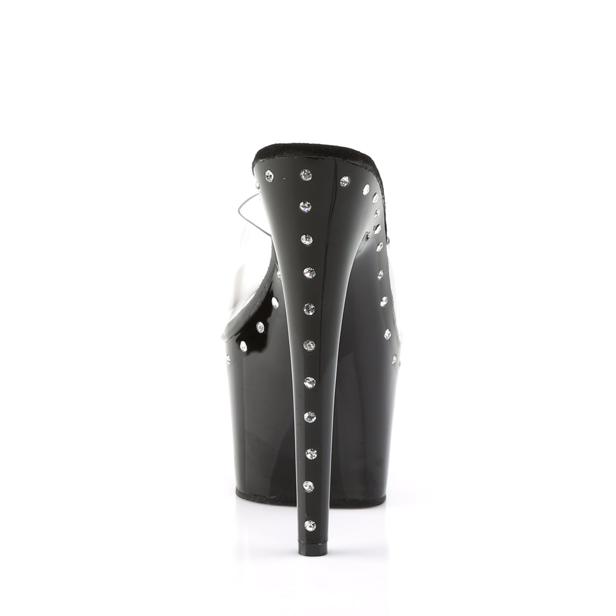 Pleaser Womens Sandals ADORE-701LS Clr/Blk