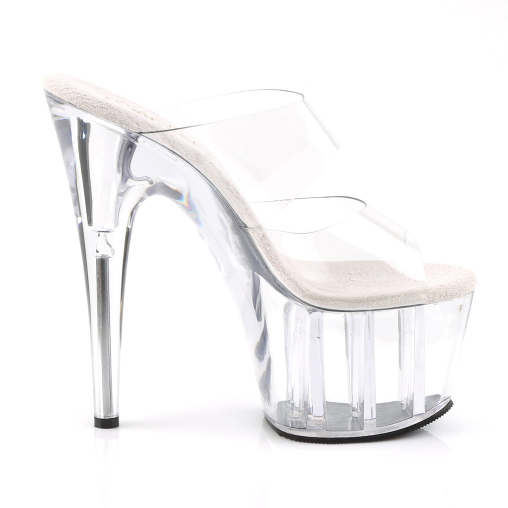 Pleaser Womens Sandals ADORE-702 Clr/Clr