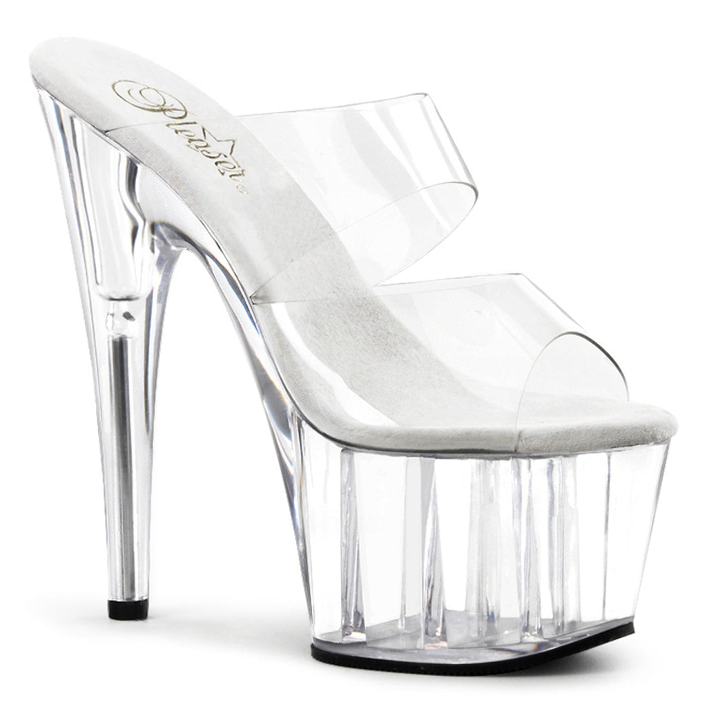 Pleaser Womens Sandals ADORE-702 Clr/Clr