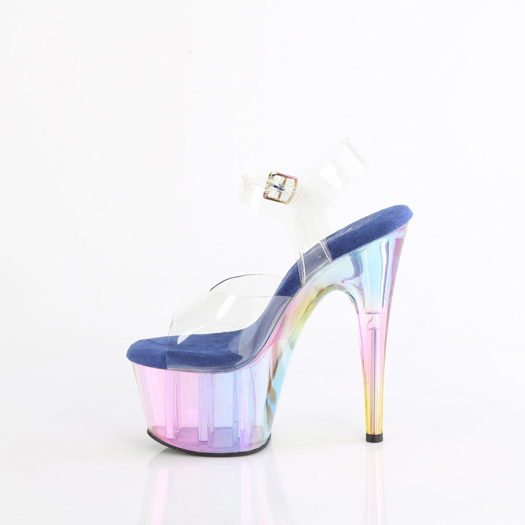 Pleaser   ADORE-708HT Clr/Blue Multi Tinted