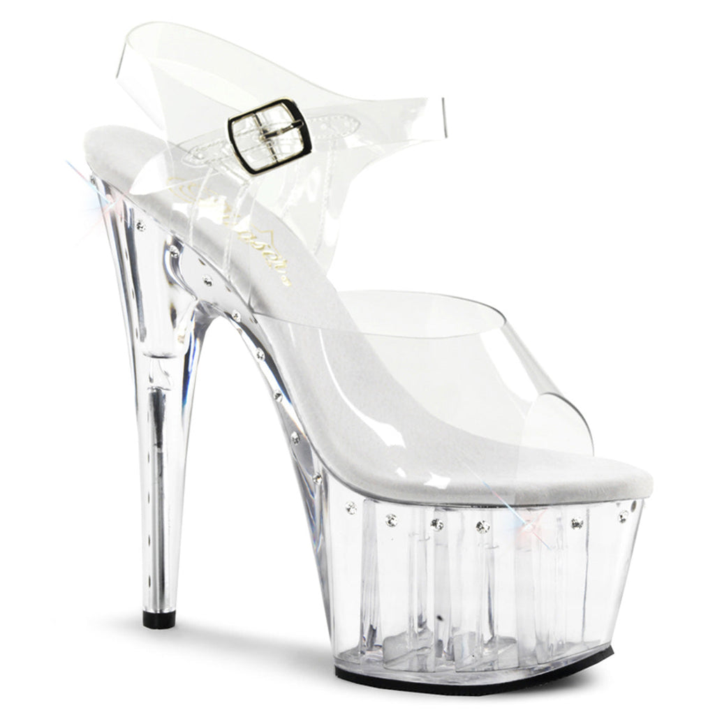 Pleaser Womens Sandals ADORE-708LS Clr/Clr