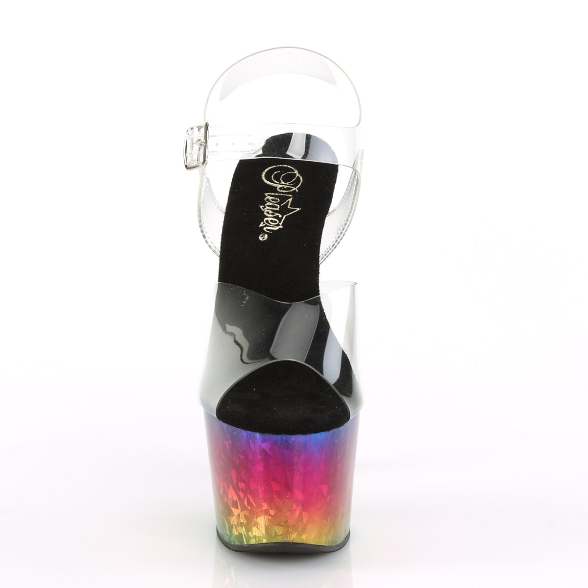 Pleaser   ADORE-708MRB Clr/Metallic Rainbow