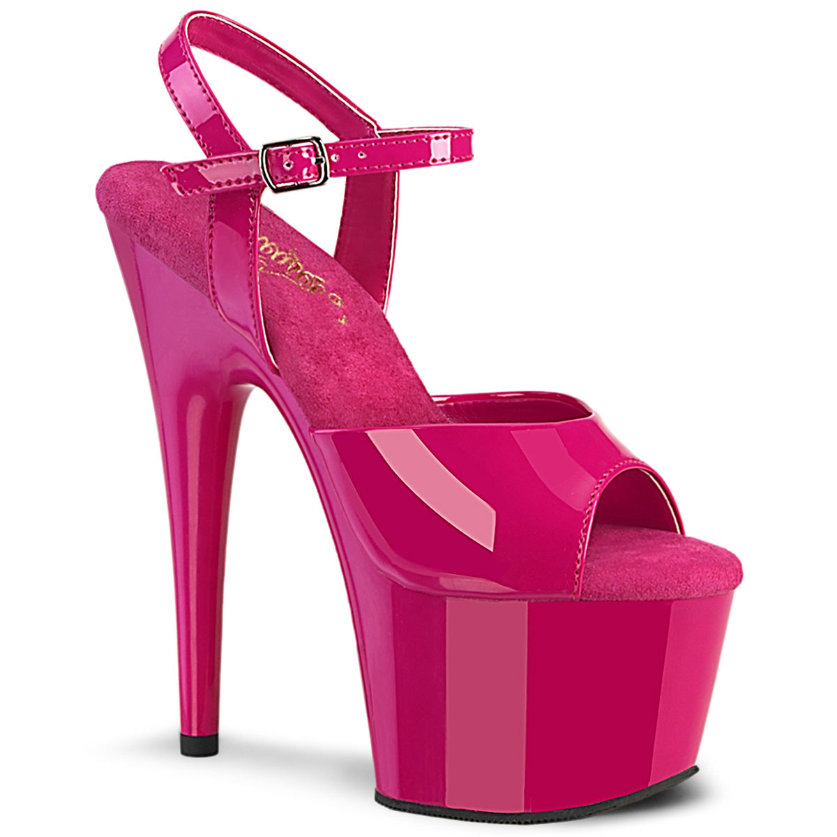 Pleaser  Sandals ADORE-709 H. Pink Pat/H. Pink