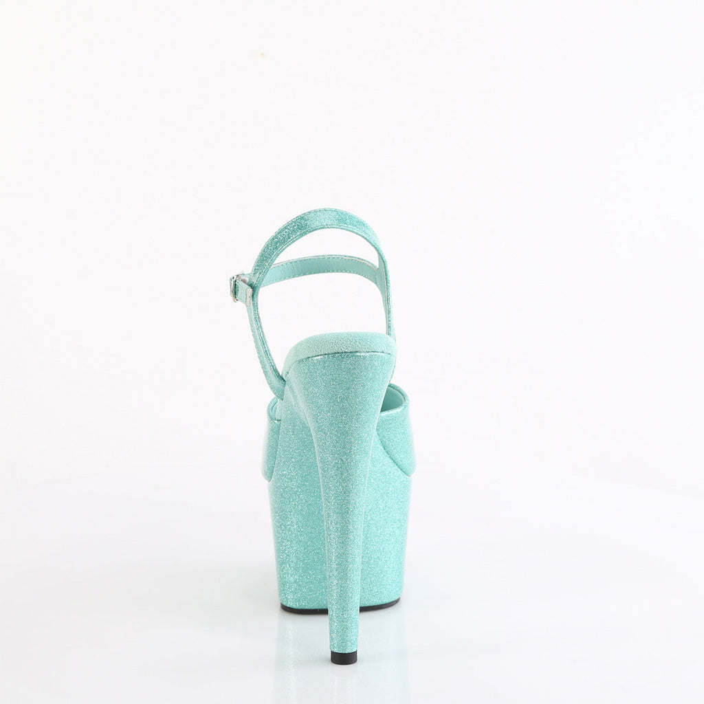 Pleaser   ADORE-709GP Aqua Glitter Pat/M