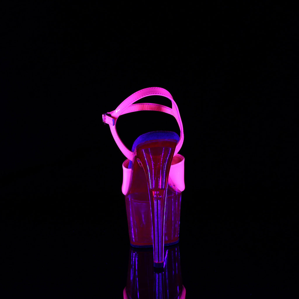 Pleaser   ADORE-709UVT Neon H. Pink Pat/H. Pink Tinted