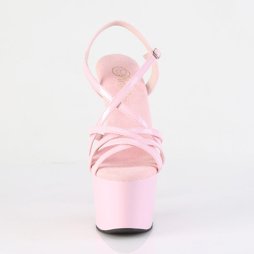 Pleaser Women's Platform Shoes ADORE-713 B. Pink Pat/B. Pink