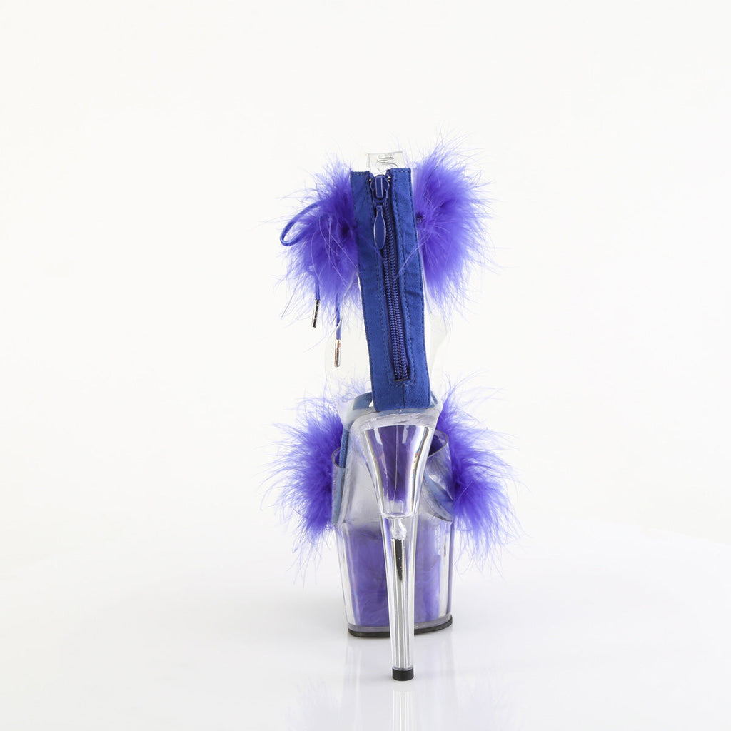 Pleaser   ADORE-724F Clr-Royal Blue Fur/M