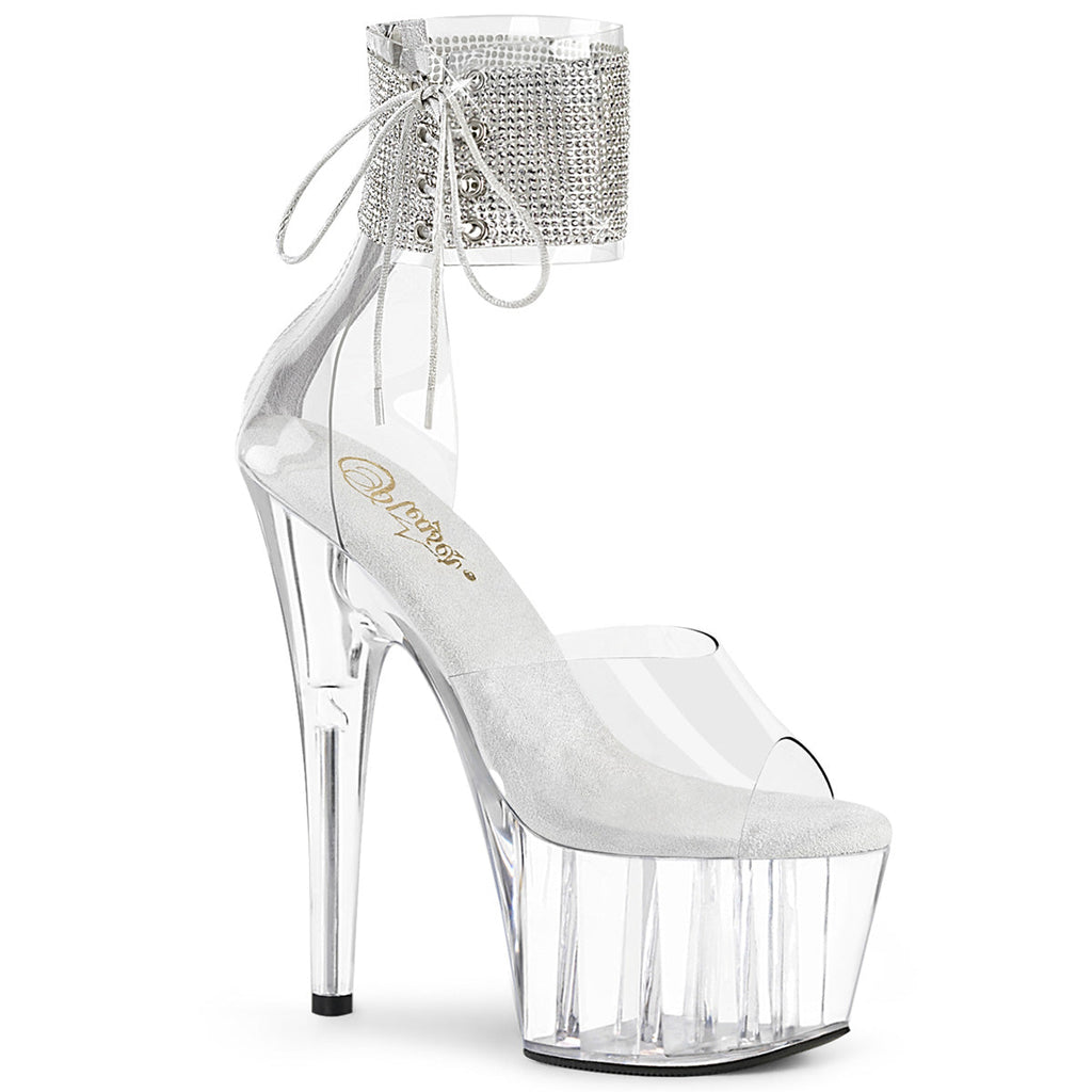 Pleaser Womens Sandals ADORE-724RS Clr/Clr