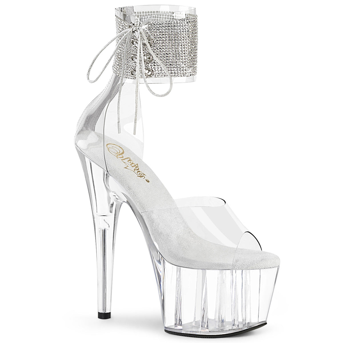 Pleaser Womens Sandals ADORE-724RS Clr/Clr
