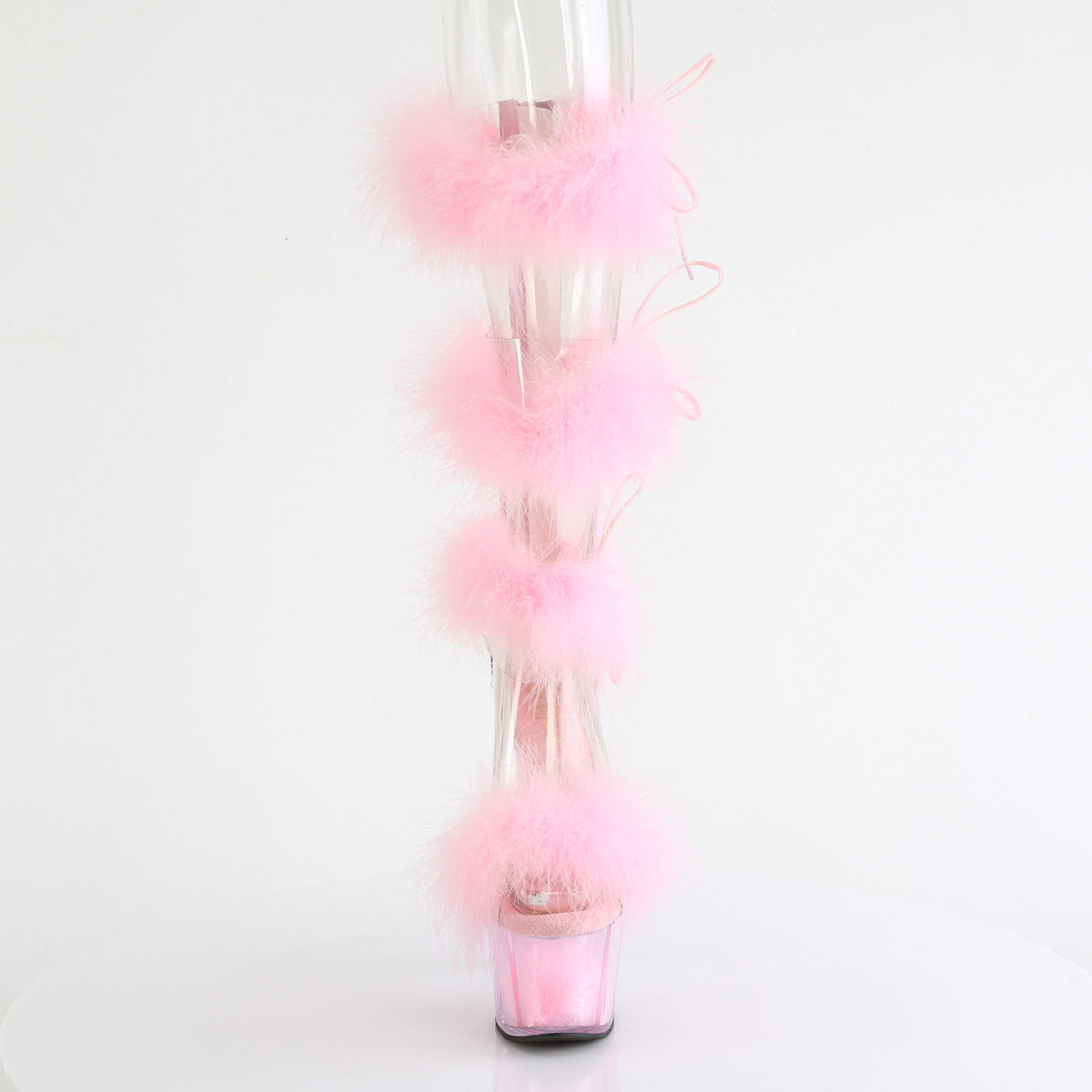 Pleaser   ADORE-728F Clr-B. Pink Fur/M