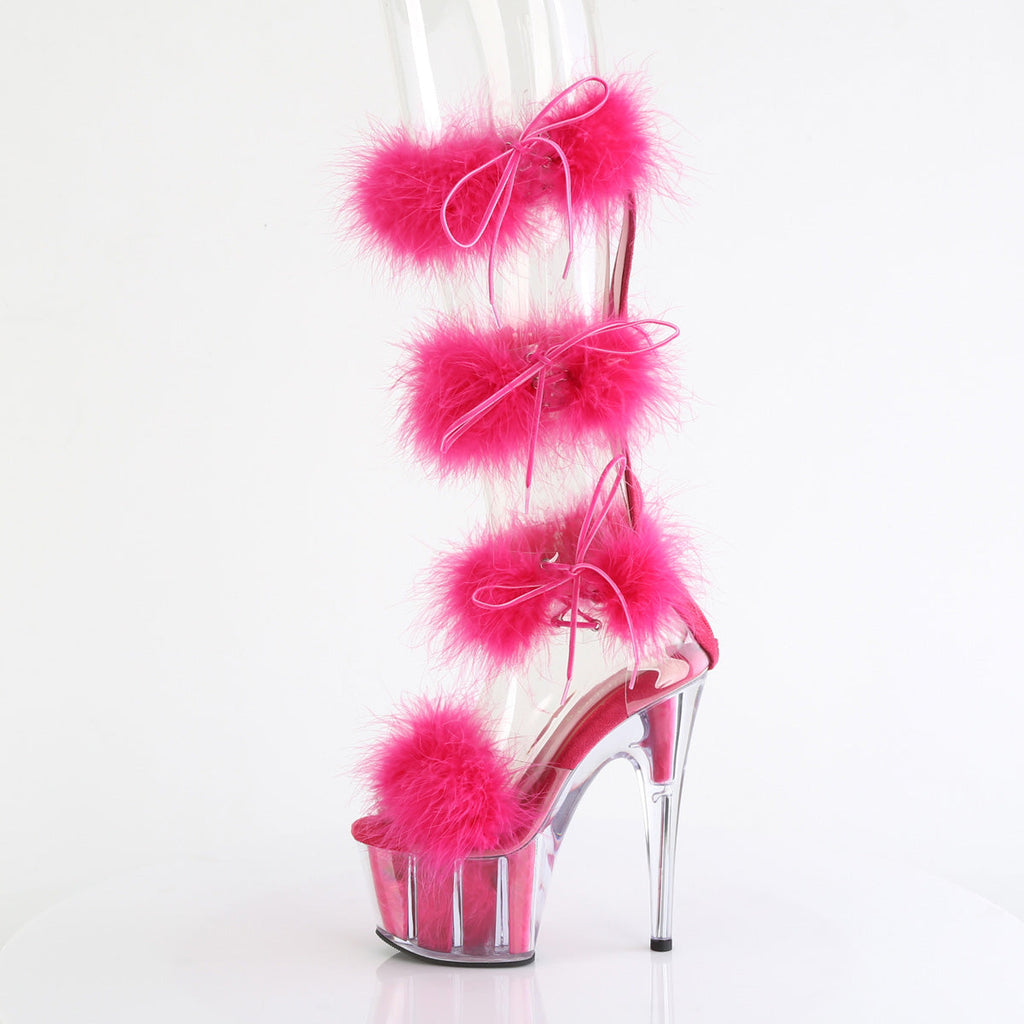 Pleaser   ADORE-728F Clr-H. Pink Fur/M