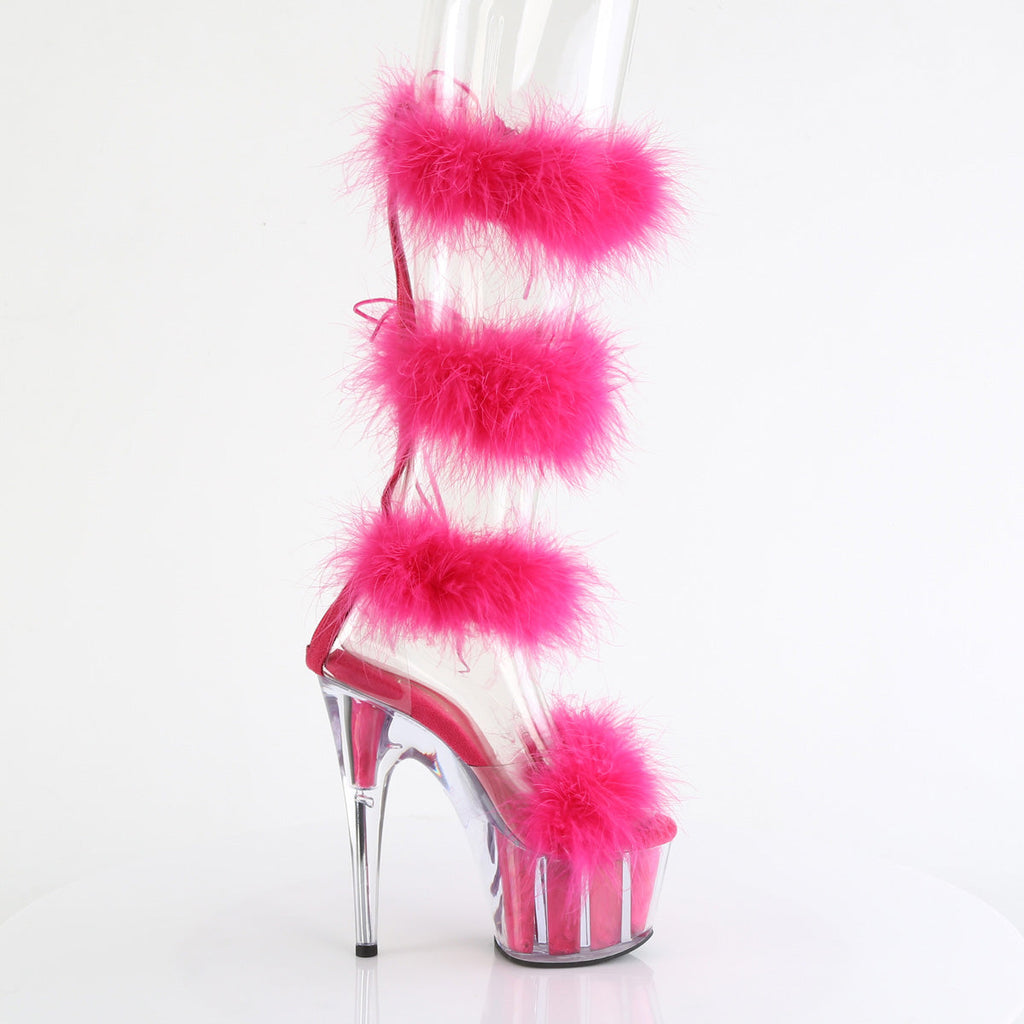 Pleaser   ADORE-728F Clr-H. Pink Fur/M