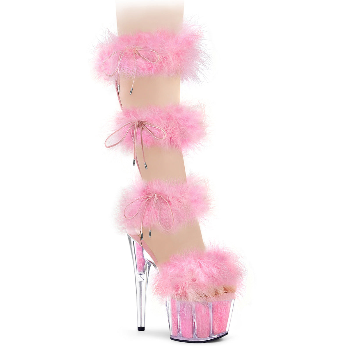 Pleaser   ADORE-728F Clr-B. Pink Fur/M