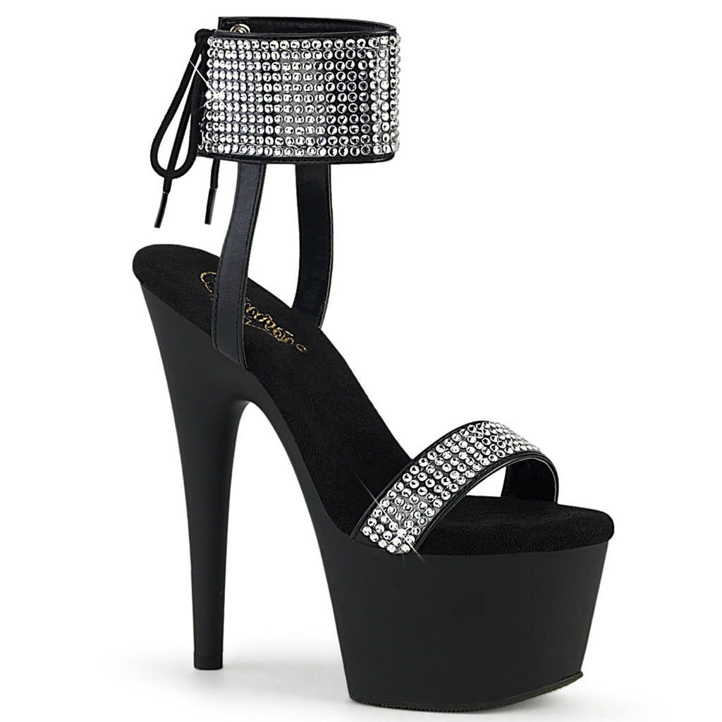 Pleaser   ADORE-770 Blk Faux Leather-RS/Blk Matte