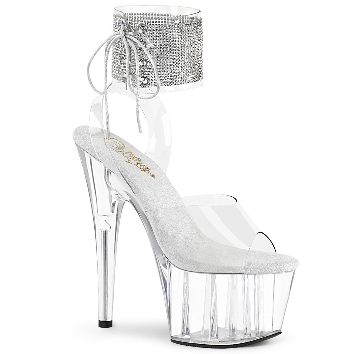 Pleaser Womens Sandals ADORE-791-2RS Clr/Clr