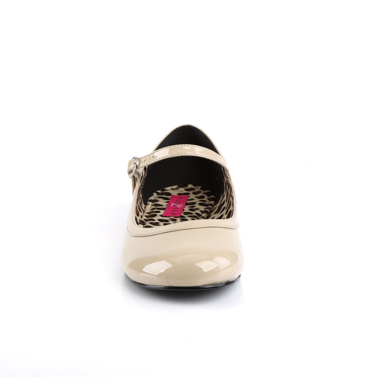 Pleaser Pink Label Womens Pumps ANNA-02 Cream Pat
