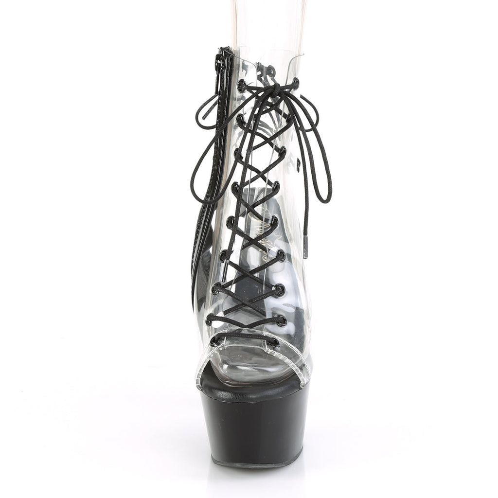 Pleaser Womens Ankle Boots ASPIRE-600-30 Clr/Blk