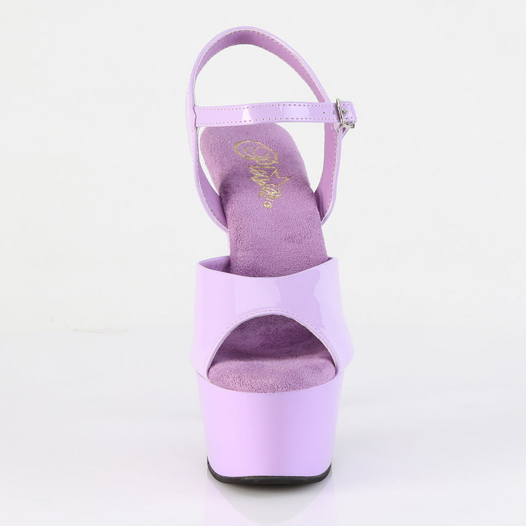 Pleaser Women's Platform Shoes ASPIRE-609 Lavender Pat/Lavender