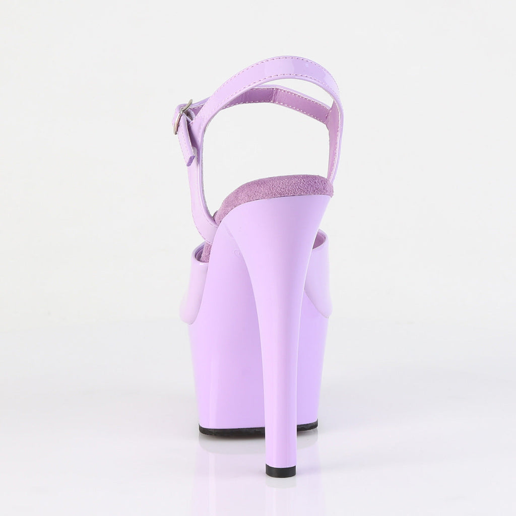 Pleaser Women's Platform Shoes ASPIRE-609 Lavender Pat/Lavender