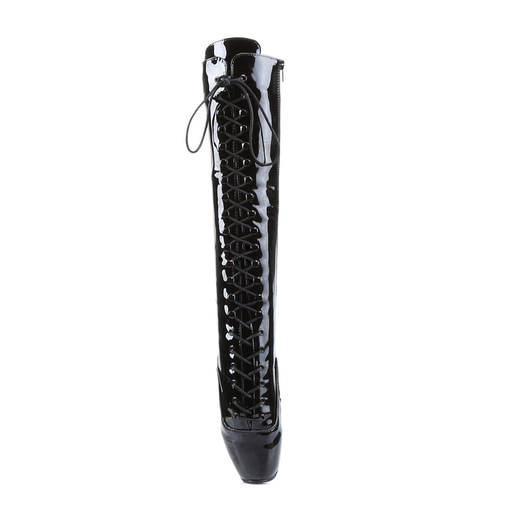 Devious Womens Boots BALLET-2020 Blk Pat
