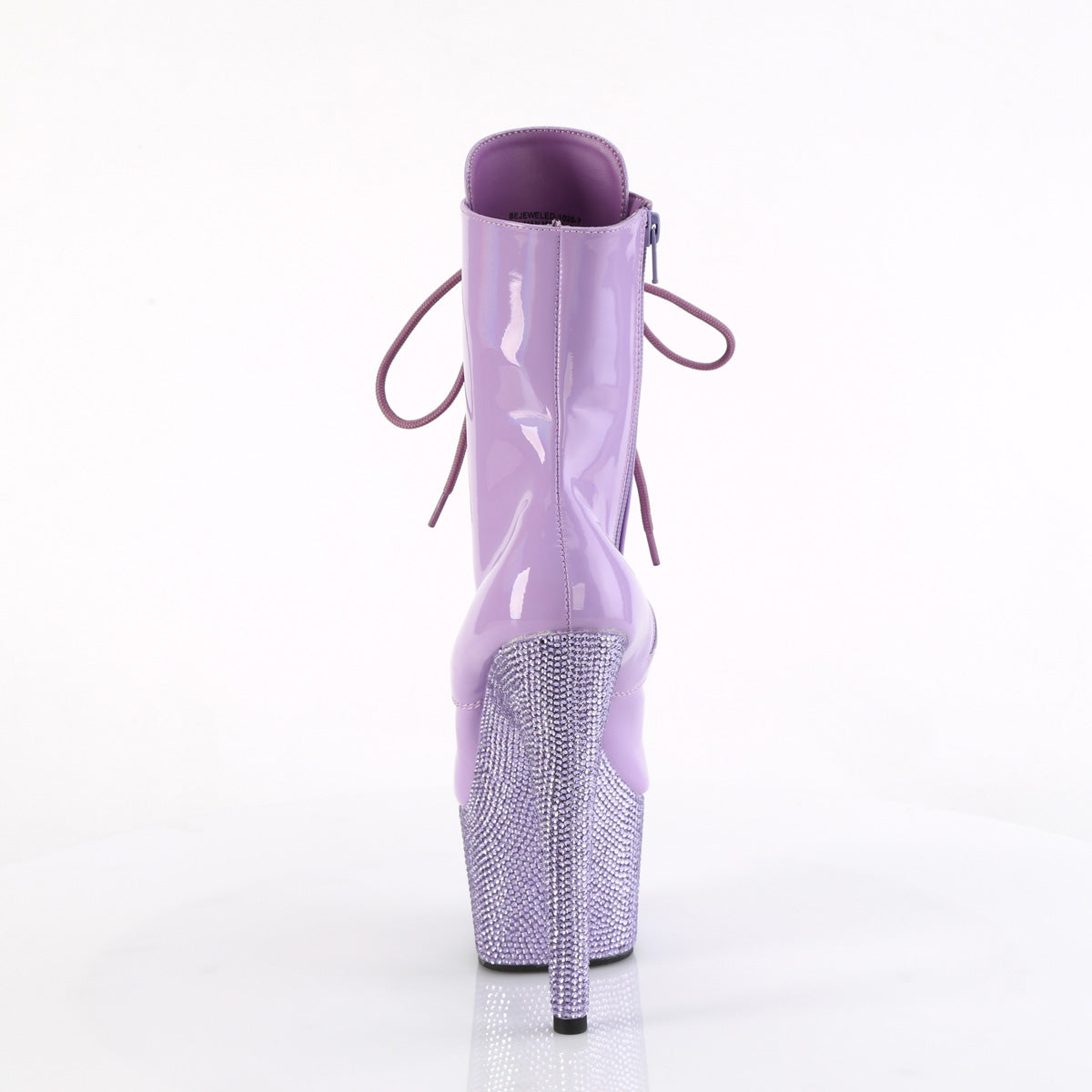 Pleaser  Ankle Boots BEJEWELED-1020-7 Lavender Holo Pat/Lavender RS