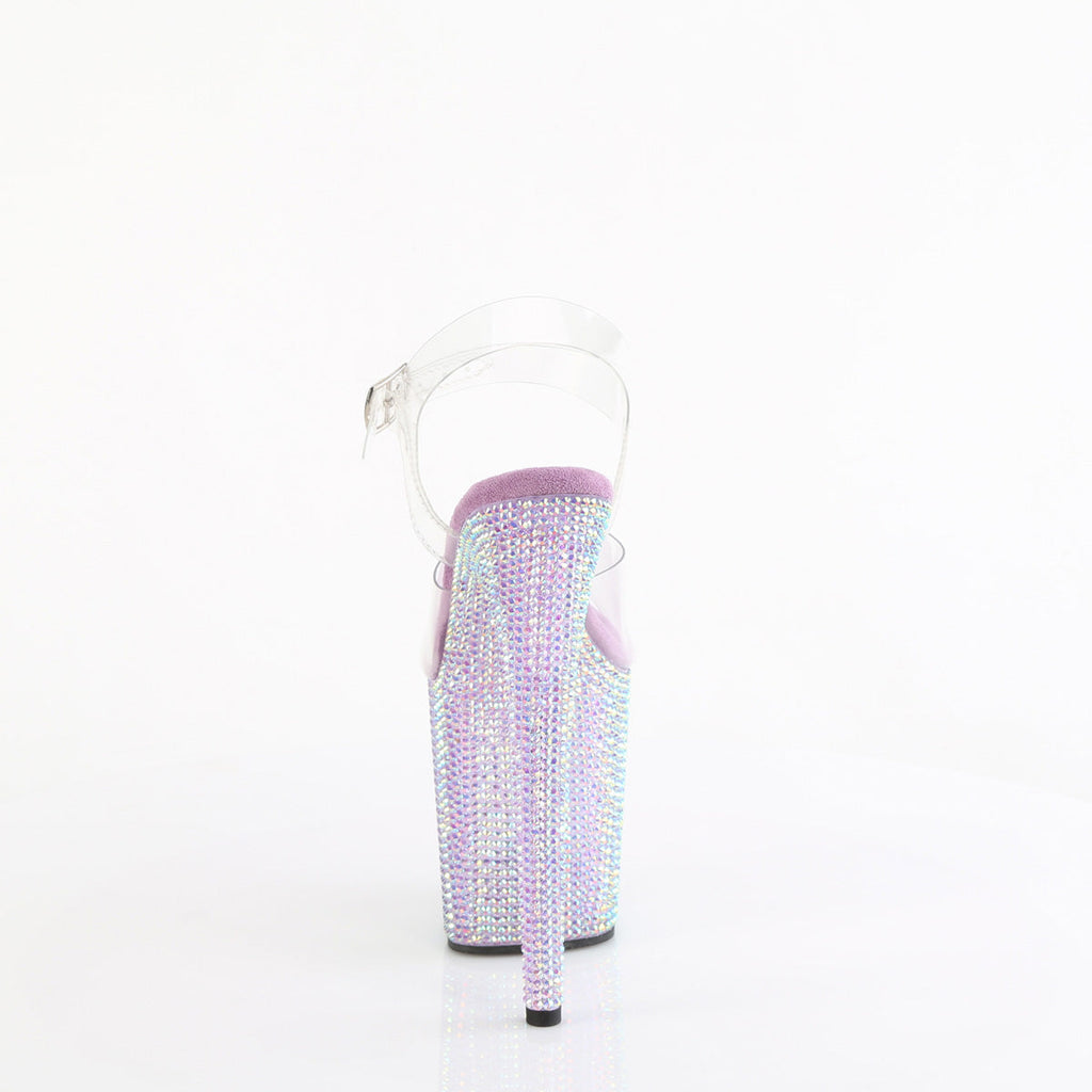 Pleaser   BEJEWELED-808RRS Clr/Lavender RS