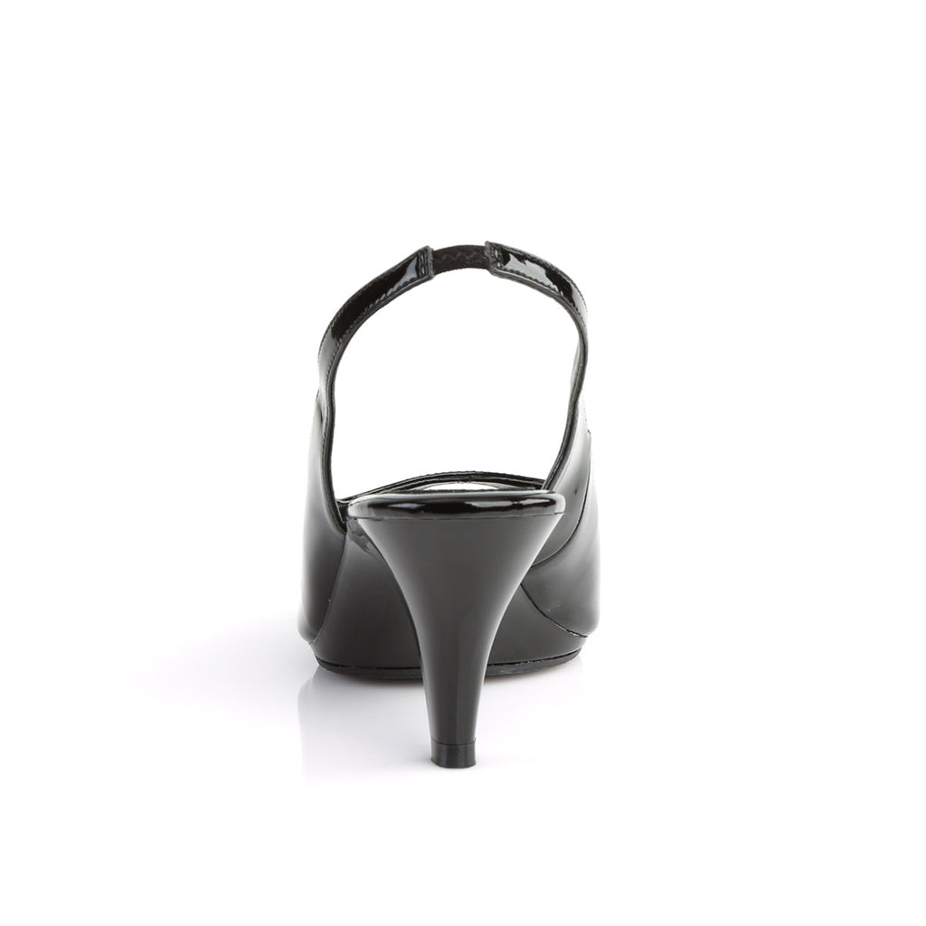 Fabulicious Womens Sandals BELLE-368 Blk Pat/Blk