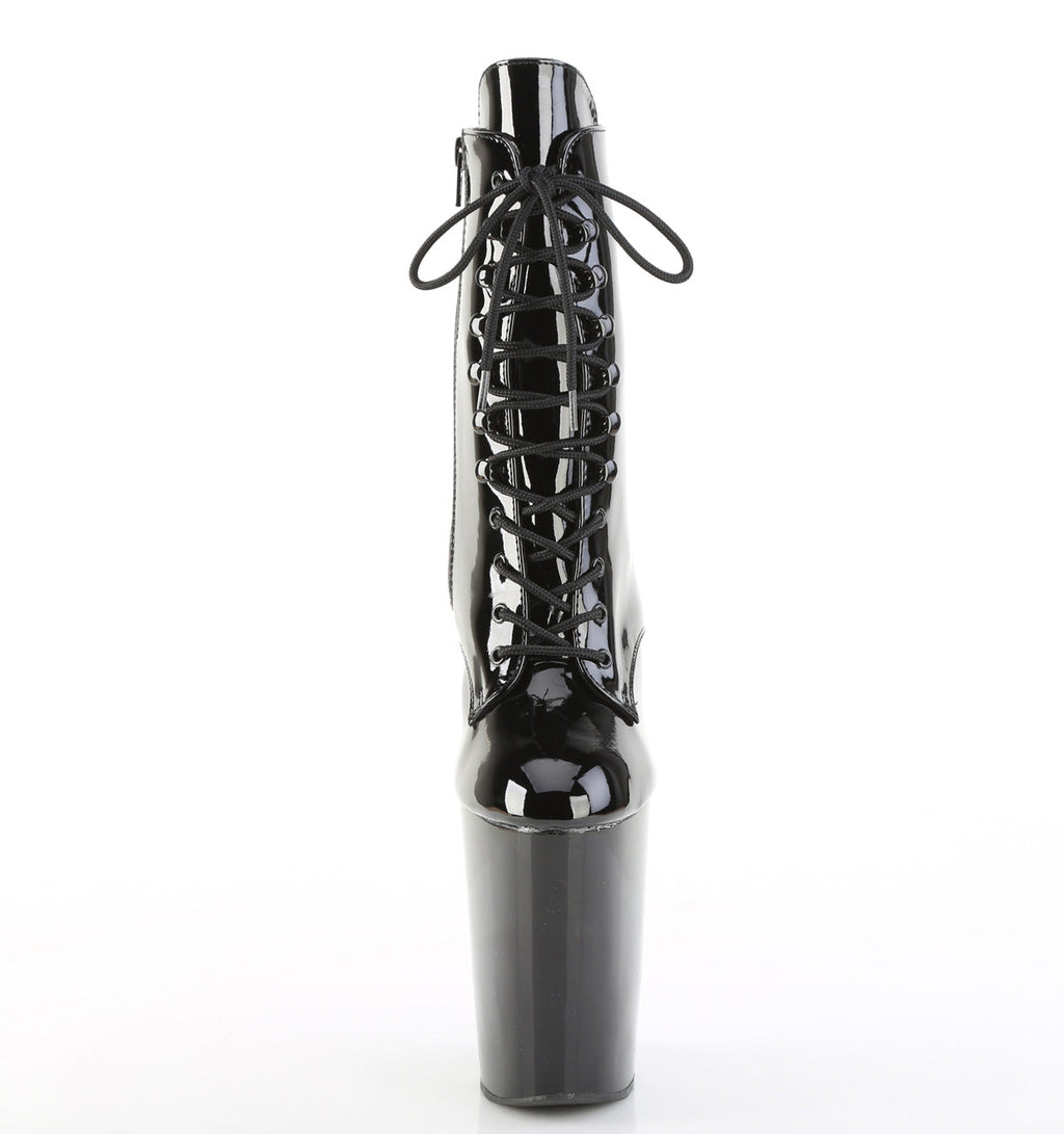Pleaser Women's Platform Shoes BEWITCHED-1020 Blk Pat/Blk