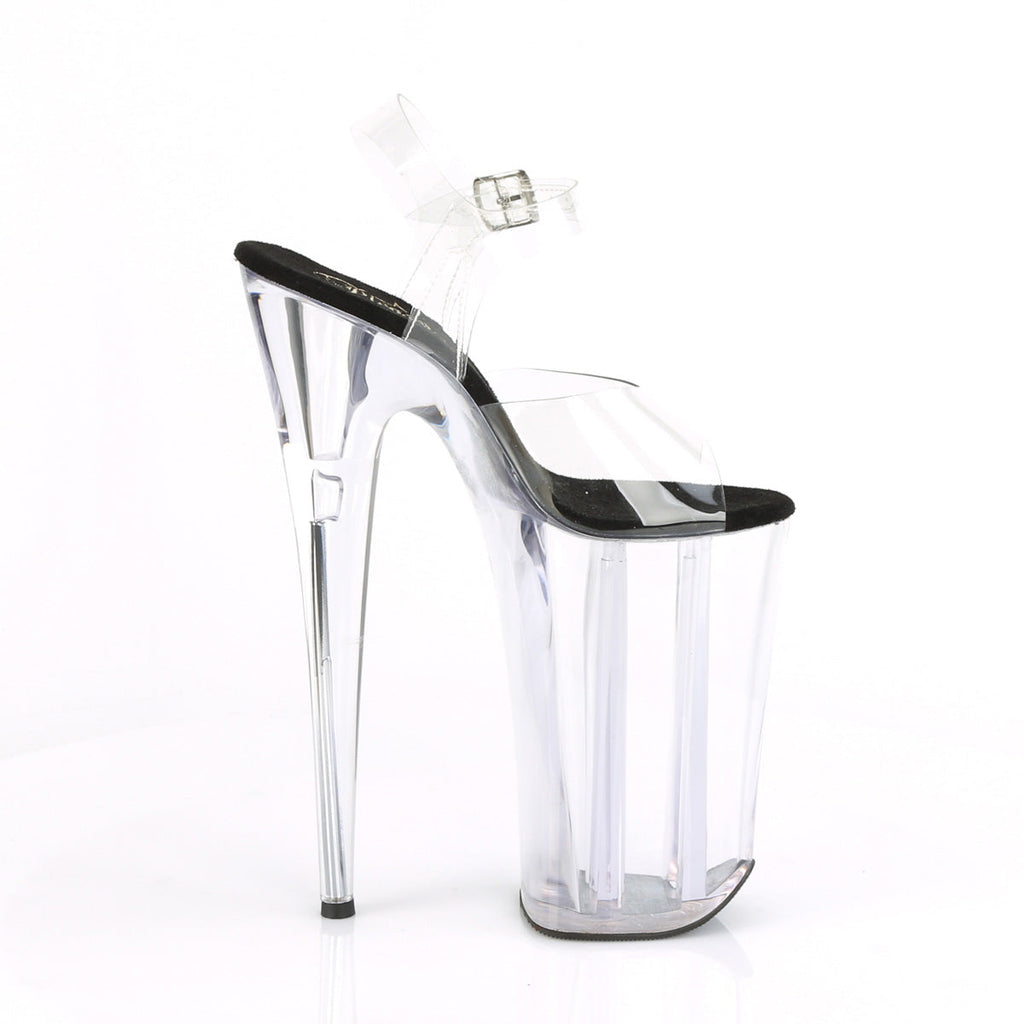 Pleaser Womens Pumps BEYOND-008 Clr-Blk/Clr