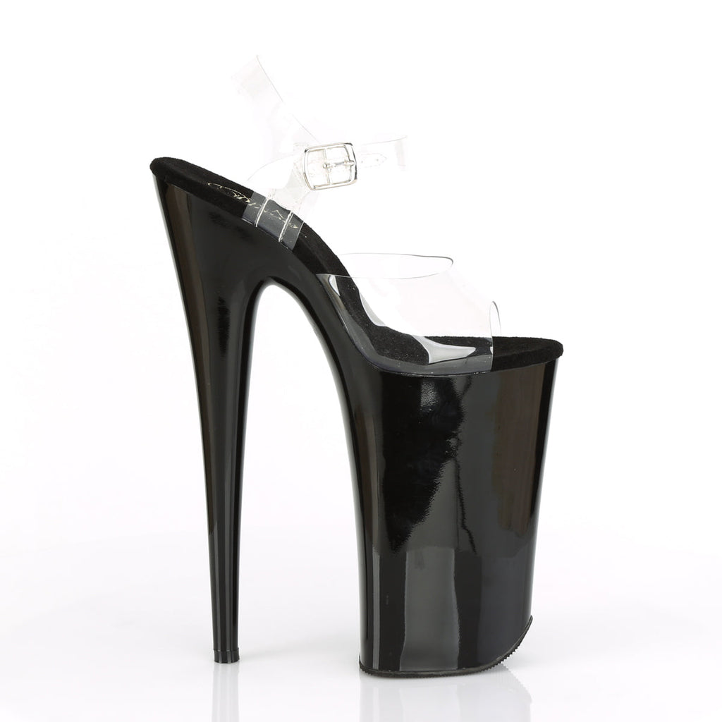 Pleaser Womens Sandals BEYOND-008 Clr/Blk