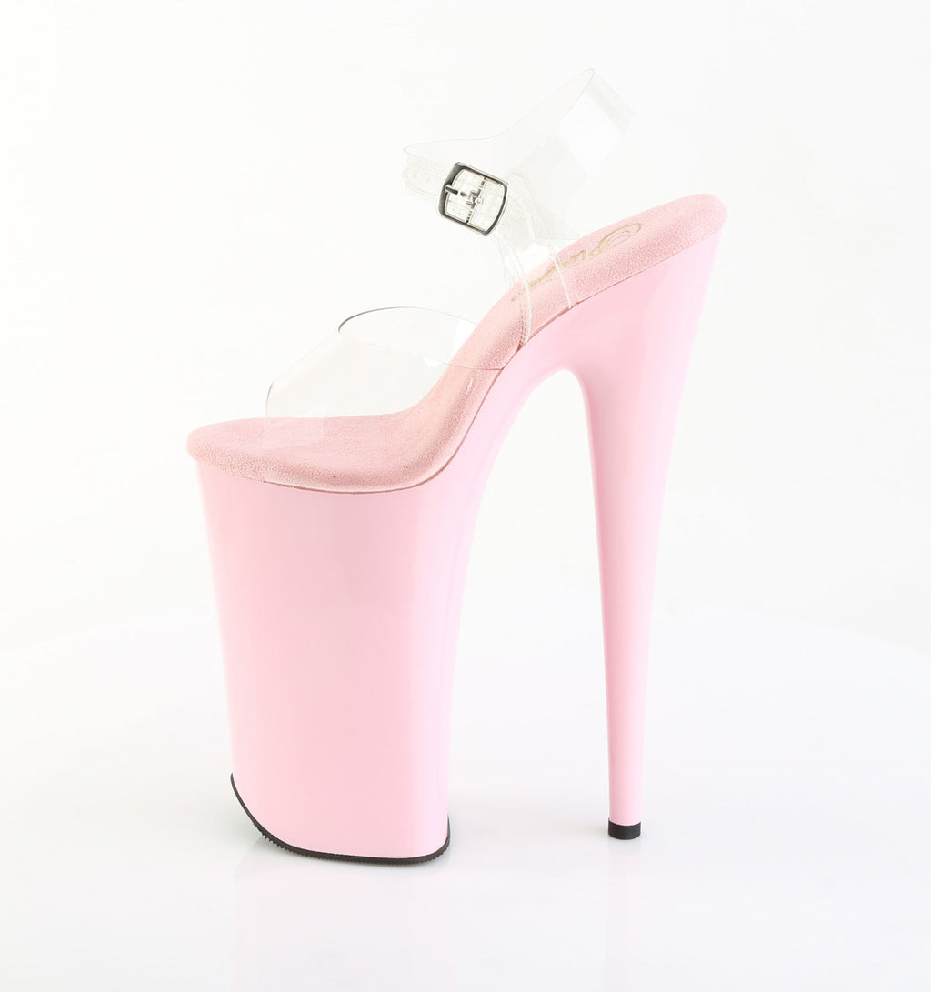 Pleaser Women's Platform Shoes BEYOND-008 Clr/B. Pink