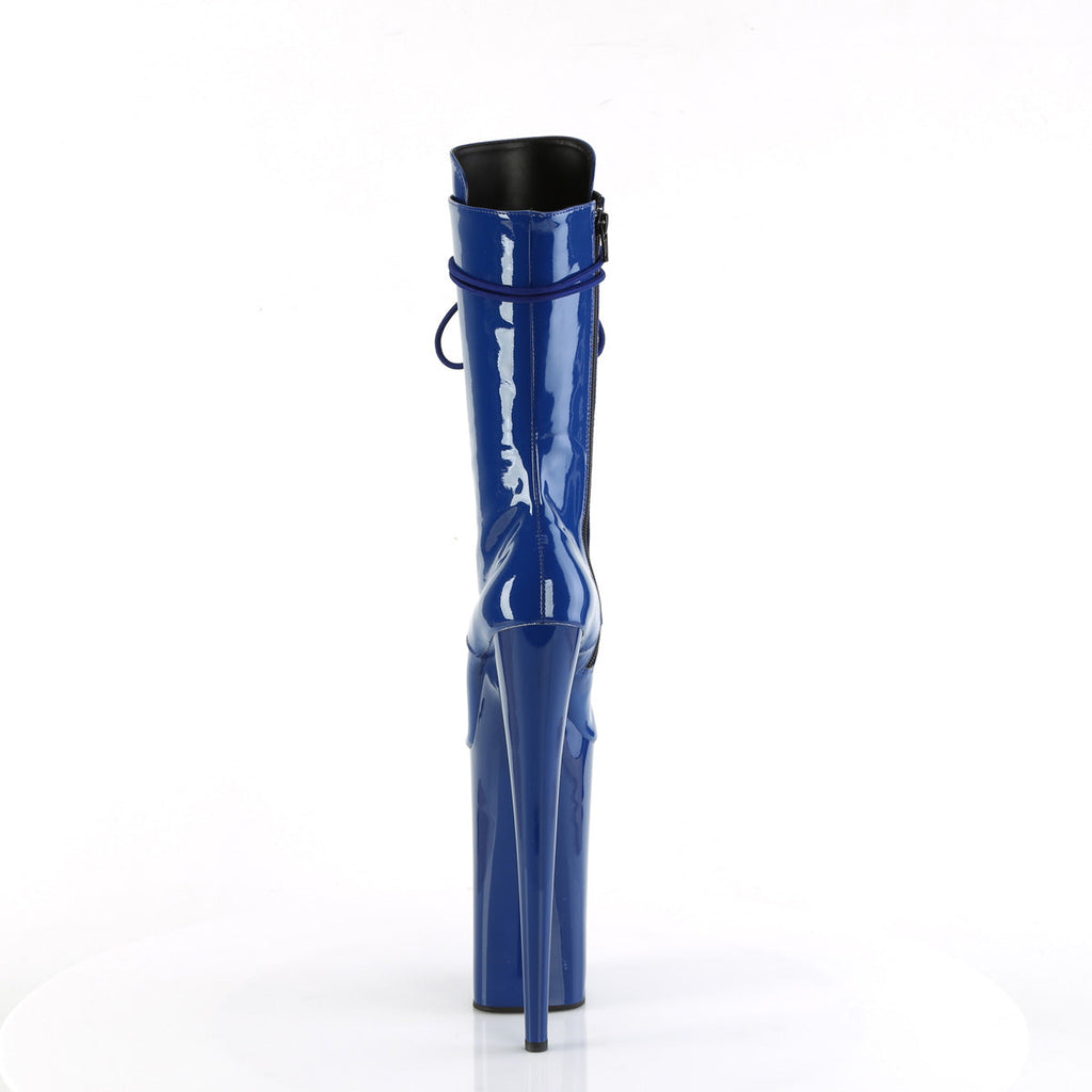 Pleaser  Ankle Boots BEYOND-1050 Royal Blue Pat/Royal Blue