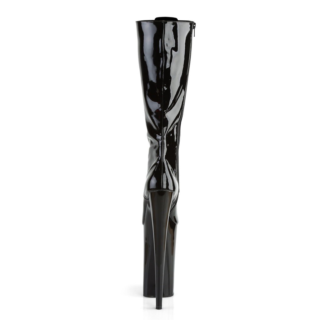 Pleaser Womens Boots BEYOND-2020 Blk Pat/Blk