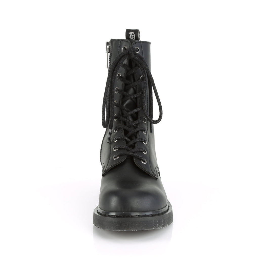 DemoniaCult Mens Boots BOLT-200 Blk Vegan Leather