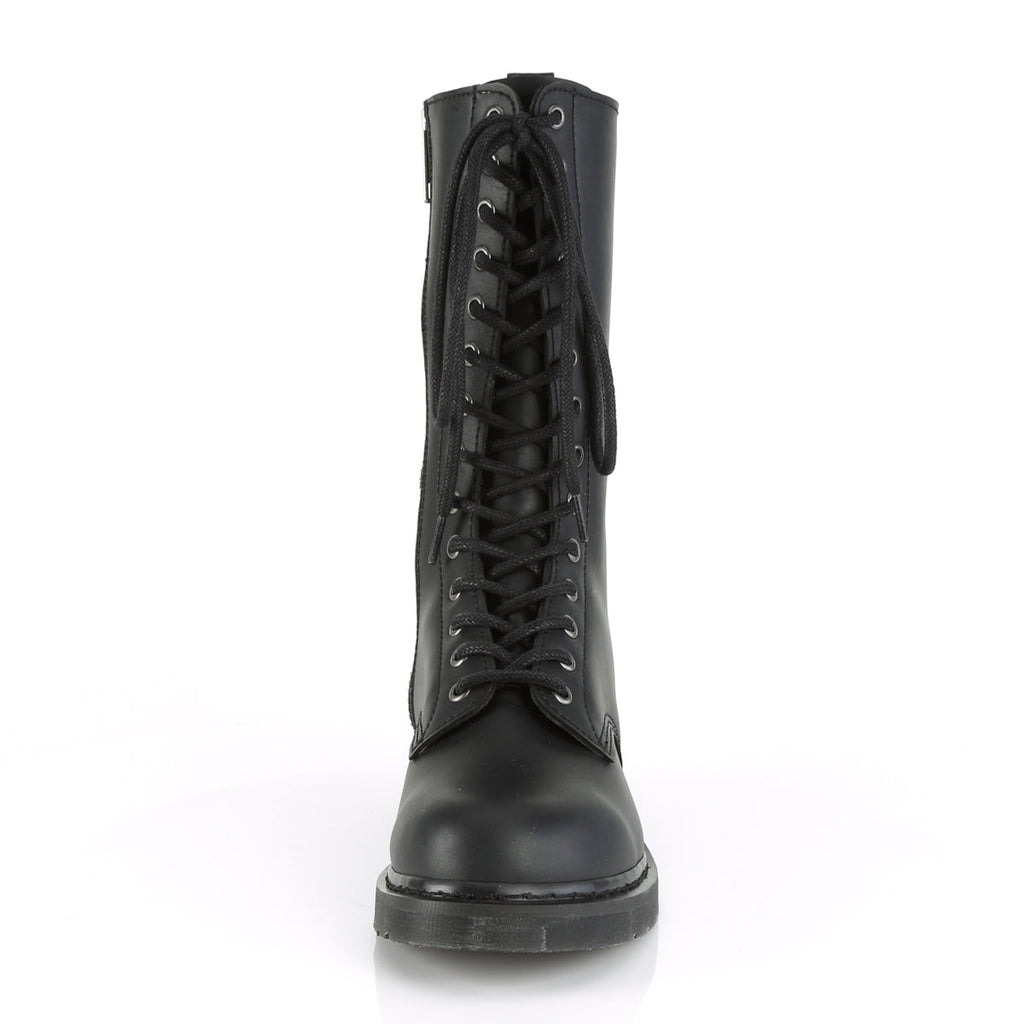 DemoniaCult Mens Boots BOLT-300 Blk Vegan Leather