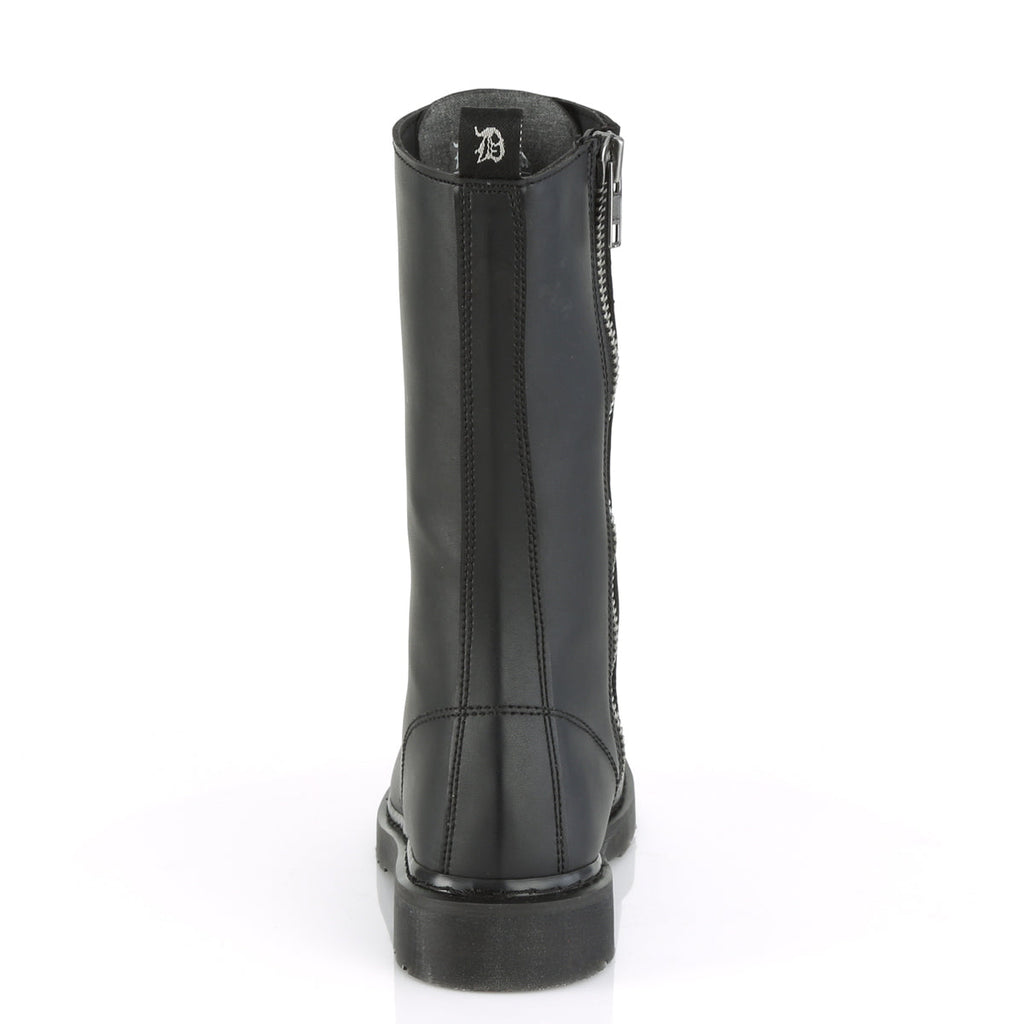 DemoniaCult Mens Boots BOLT-300 Blk Vegan Leather