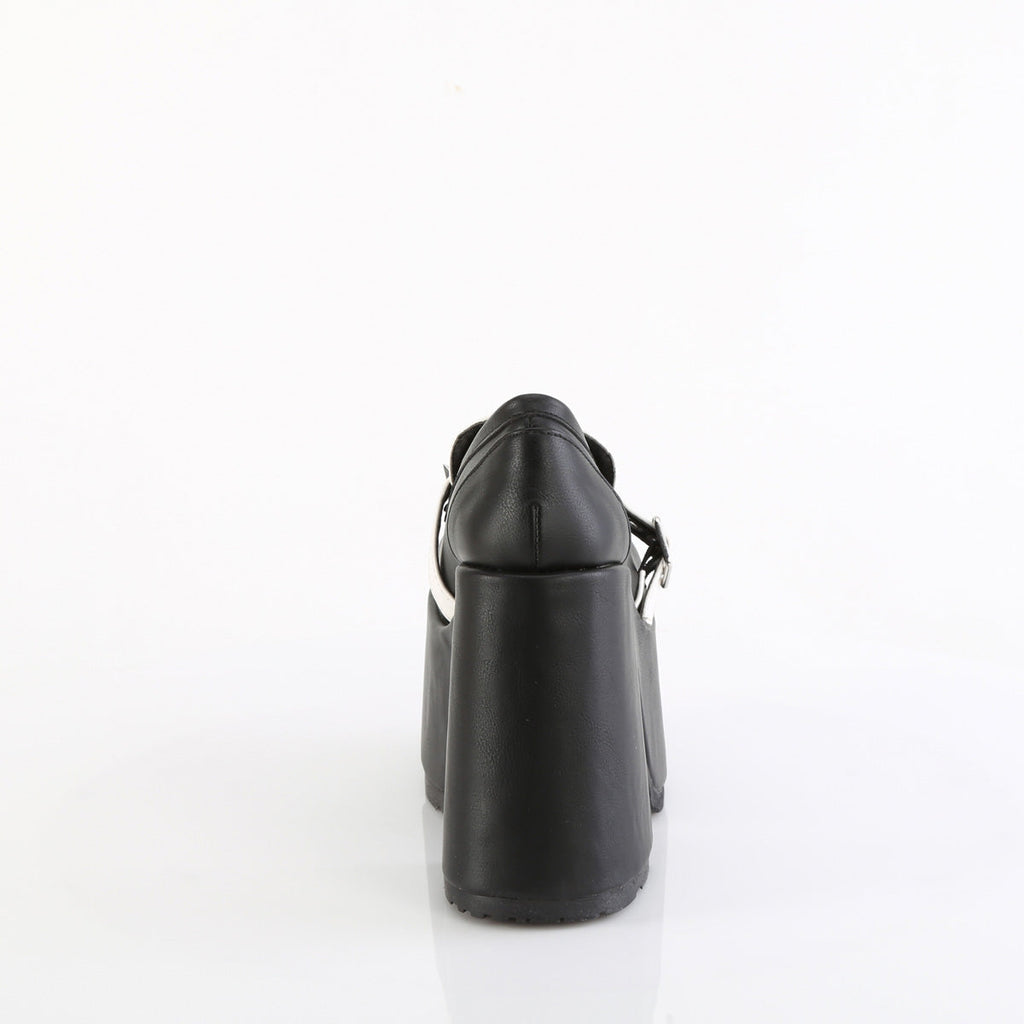 DemoniaCult   CAMEL-58 Blk Vegan Leather