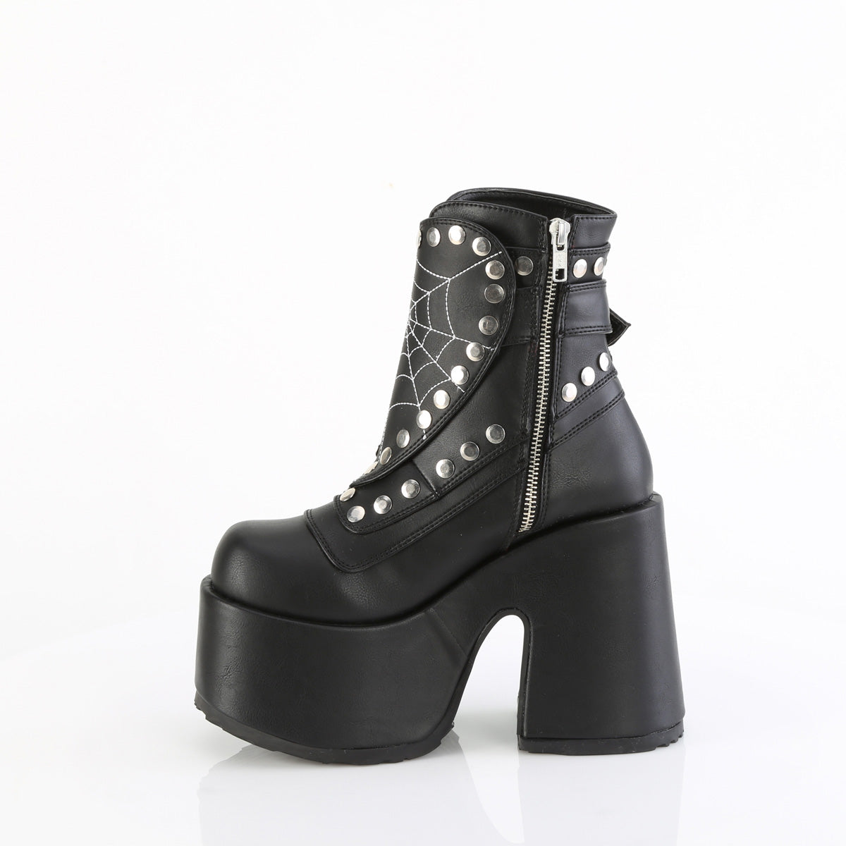 DemoniaCult   CAMEL-70 Blk Vegan Leather