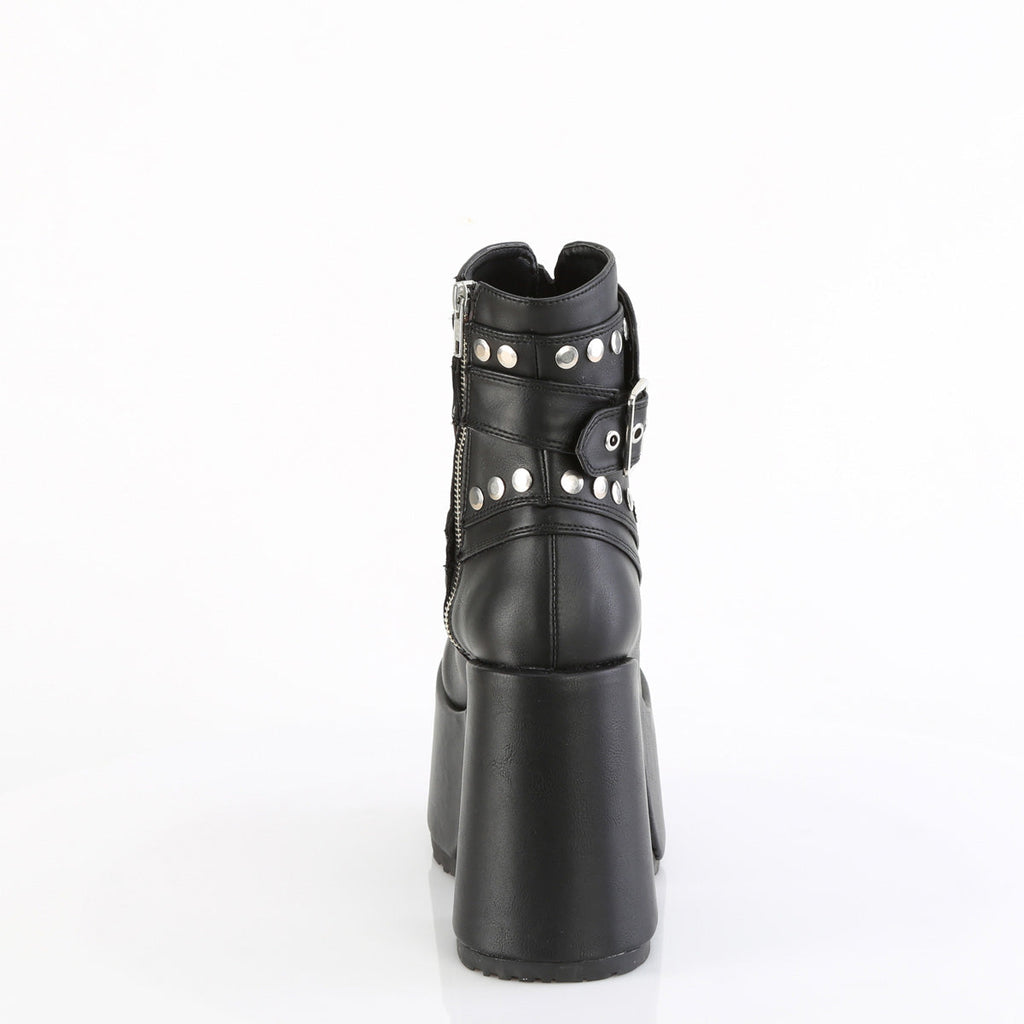 DemoniaCult   CAMEL-70 Blk Vegan Leather