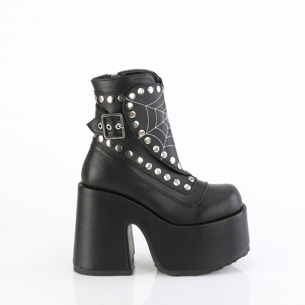 DemoniaCult   CAMEL-70 Blk Vegan Leather